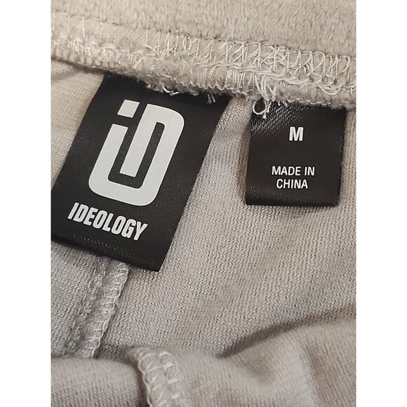 IDEOLOGY Girls size M Velour WIDE LEG jogger stretch Pants sweatpants new silver - Picture 3 of 3